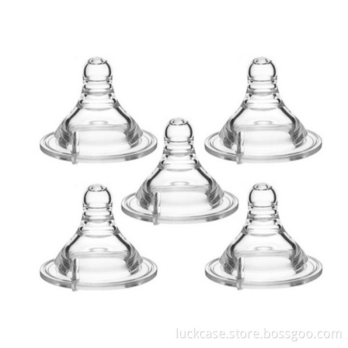 Hot sales New design LFGB/FDA milk feeding bottld for baby liquid silicone nipple